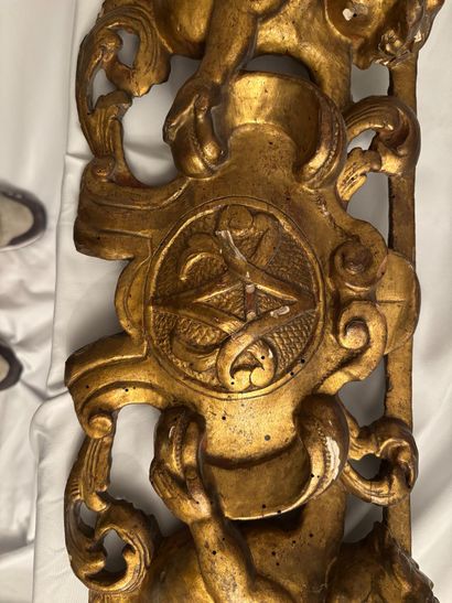 Part of an 18th-century pediment in openwork...