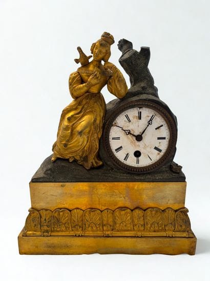 Romantic period sweet bill clock circa 1820-1830...