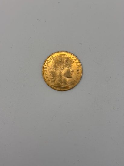 10 franc gold coin.