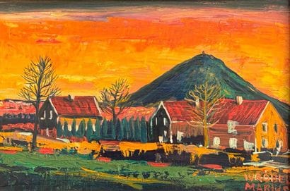 Marius WROBEL (1929-2007).
Landscape with...