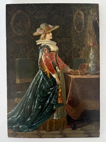 Jean van de KERKHOVE (1822-1881). 
Young...