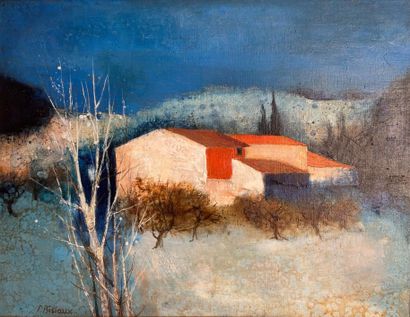 Pierre BISIAUX (1924-2005).
Landscape
Oil...