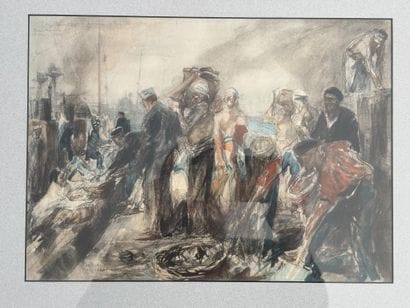 Charles FOUQUERAY (1869/72–1956). 
Harbor...