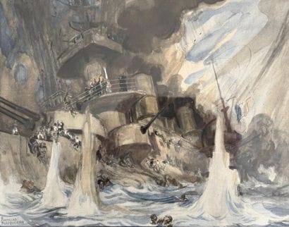 Charles FOUQUERAY (1869/72–1956). 
Shipwreck...