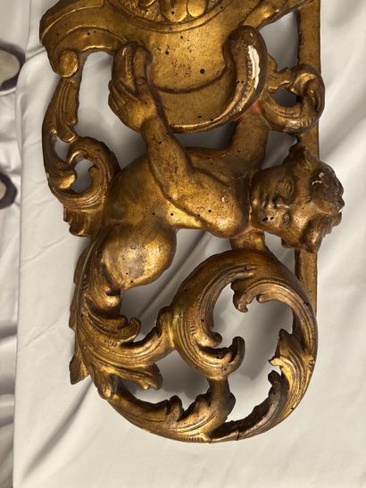 Part of an 18th-century pediment in openwork...