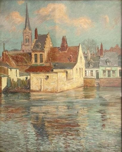 Pierre BOISSART (1878-1944).
Village with...