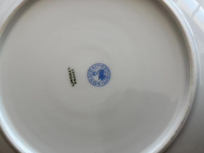 RAYNAUD in Limoges. 
Part of a hard porcelain...