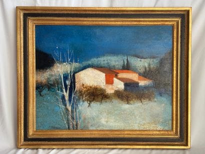 Pierre BISIAUX (1924-2005).
Landscape
Oil...