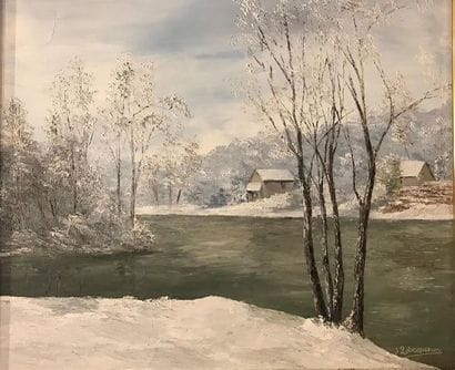 LEBESNERAIS Jean (1923)
L'hiver à Merey,...