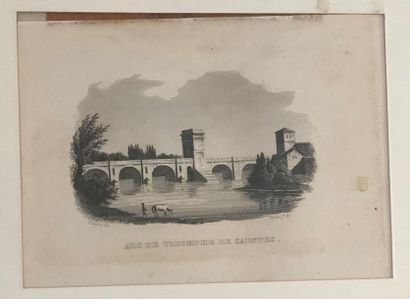 Arc de Triomphe de Sainte 
Gravure 
10 x...
