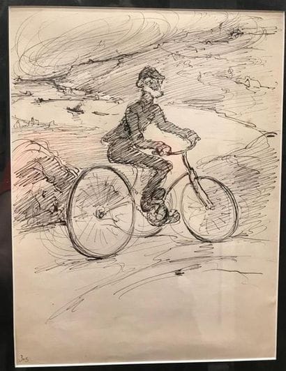 FILIBERTI Georges Guido (1881-1970)
Cycliste
Encre...