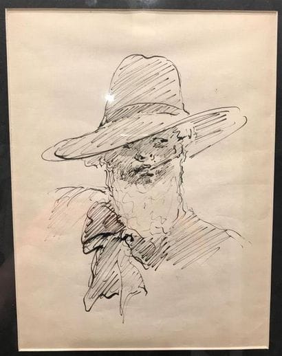 FILIBERTI Georges Guido (1881-1970)
Portrait
Encre...