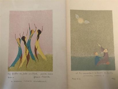 BENN (1905-1989) 
Psaumes 
Deux épreuves...
