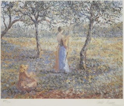 PISSARRO Claude
La cueillette des pommes
Lithographie...