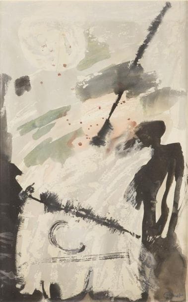 Michel CADORET (1912-1985)
Composition
Gouache...