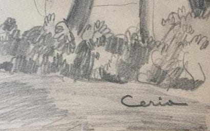 Edmond CERIA (1884-1955)
Paysage
Dessin au...