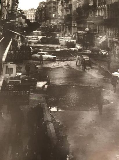 TROIS AFFICHES en noir et blanc de mai 68...
