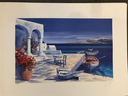 Max SAVY (1918-2010)
Les Cyclades
Trois estampes...