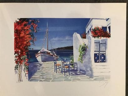 Max SAVY (1918-2010)
Les Cyclades
Trois estampes...