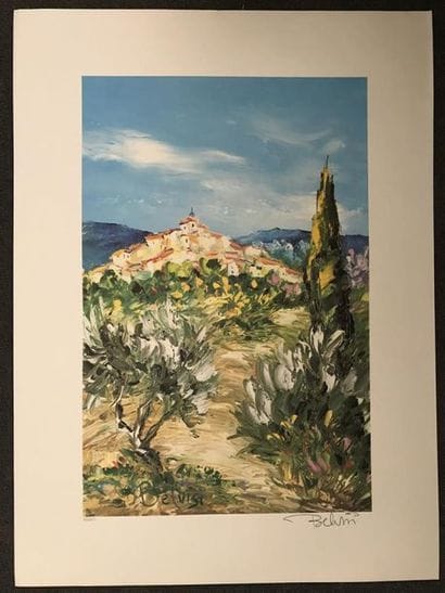 Marcel BELVISI (1950)
Paysage de Provence
Cinq...