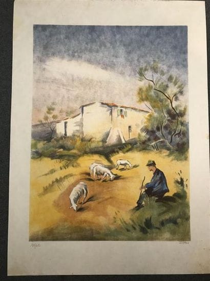 Xavier DEGANS (1949)
Paysage
Estampe sur...