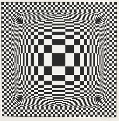Victor VASARELY (1906-1997)
Composition cinétique...