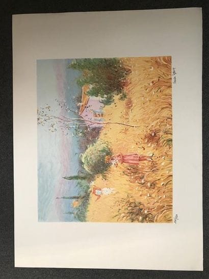 Claude FOSSOUX (1946)
Marché Provençal, Fillettes...