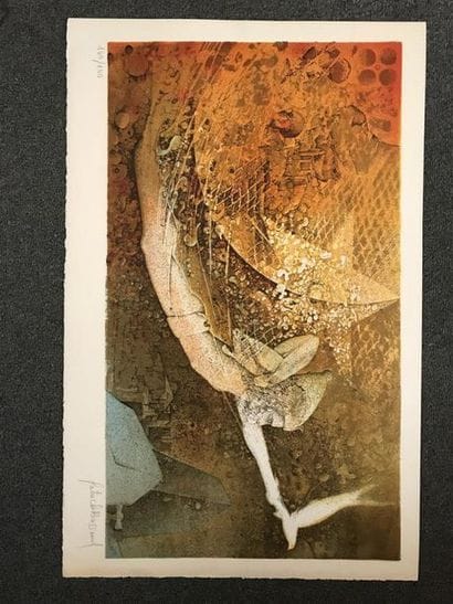 Patrick BRISSAUD (XX)
Composition fantastique
Lithographie...
