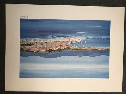Anne-Marie BRIANTE (XX)
Paysage méditerranéen
Lithographie...