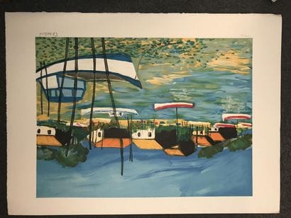 François D'ARGUIN (1946)
Régate, Au port
Deux...