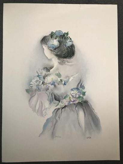 Denise LESTAGE (XX)
Jeune femme de dos
Lithographie...