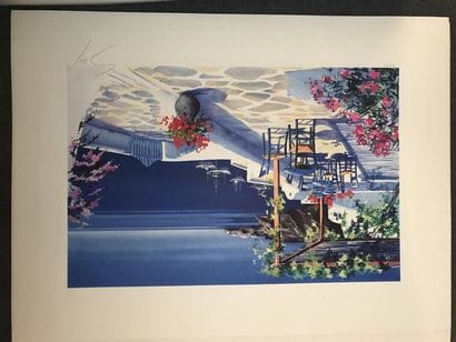 DIVERS
Paysages
Cinq lithographies en couleurs,...