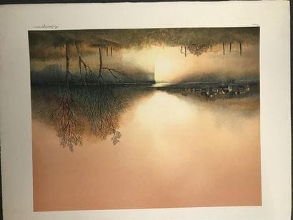 DIVERS
Paysages
Cinq lithographies en couleurs,...