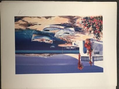 DIVERS
Paysages
Cinq lithographies en couleurs,...