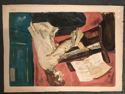 ETIENNE-MARTIN (1913-1995)
Composition abstraite
Lithographie...