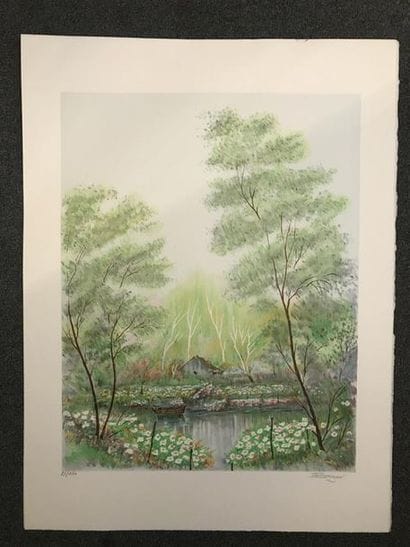 DIVERS
Paysages
Cinq lithographies, signées...