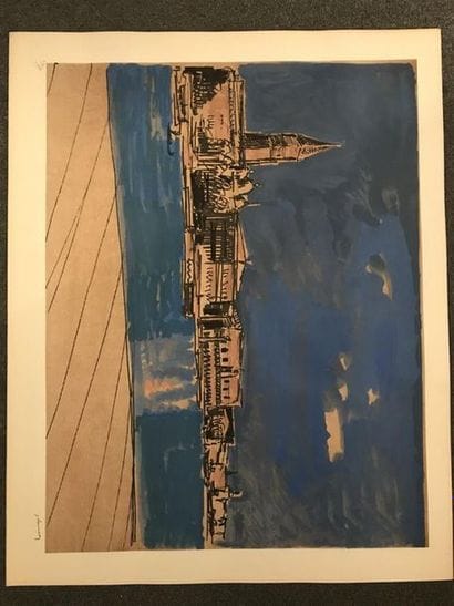 DIVERS
Paysages
Cinq lithographies, signées...