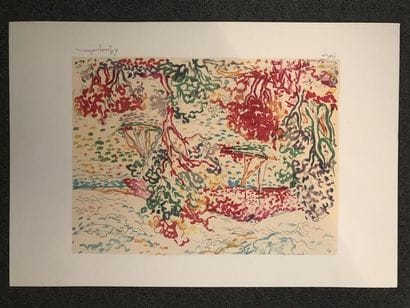 DIVERS
Paysages
Cinq lithographies, signées...