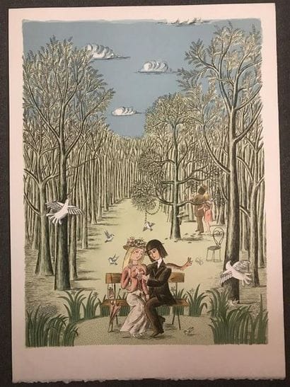 DIVERS
Lot de 7 lithographies en couleurs,...