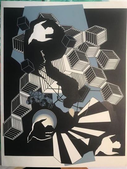 DIVERS
Lot de 7 lithographies en couleurs,...