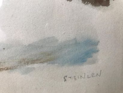 Aimé Daniel STEINLEN (1923-1996)
Paysage...