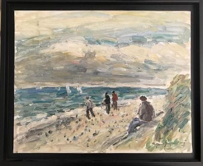 Jean-Jacques RENE (Né en 1943) 
La mer à...