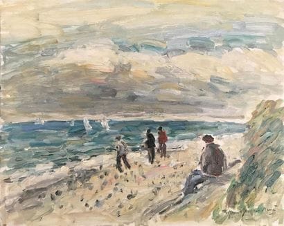 Jean-Jacques RENE (Né en 1943) 
La mer à...