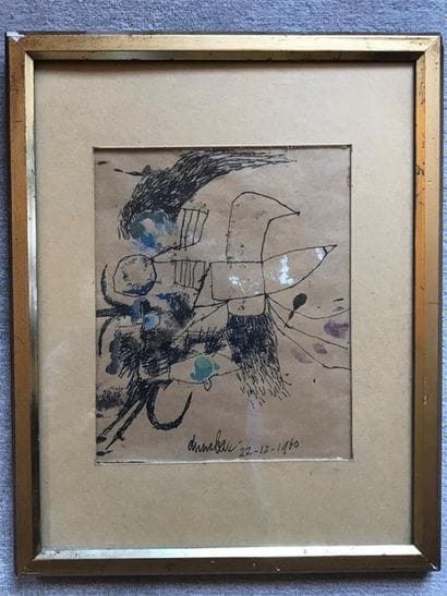 ECOLE MODERNE 
Composition 
Encre et aquarelle...