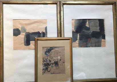 ECOLE MODERNE 
Composition 
Encre et aquarelle...