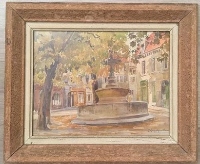Jeanne GUYOT-GUILLAIN (1893-1982)
La fontaine...