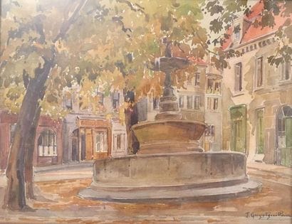 Jeanne GUYOT-GUILLAIN (1893-1982)
La fontaine...