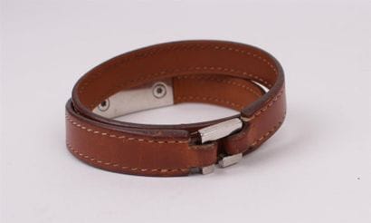 HERMES Paris 
Bracelet Médor double tour...