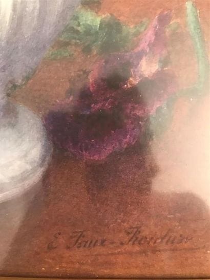 Eugénie FAUX-FROIDURE (1866-1942)
Vase fleurie...