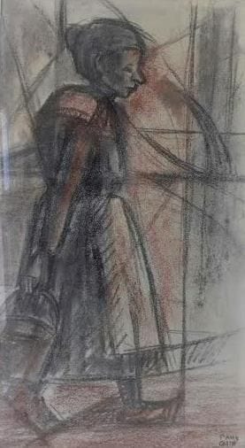 Paul COLIN (1892-1985)
Etude de femme et...
